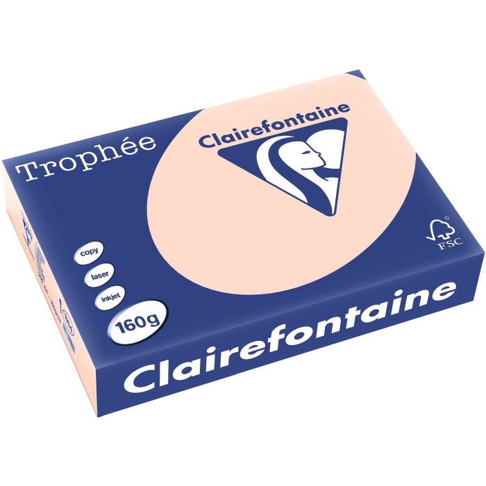Clairefontaine Trophée Colored Copy FSC A4 160 gm², Coral Red