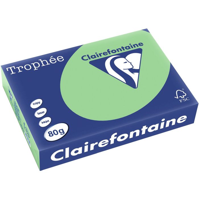 Clairefontaine Trophée Colored Copy FSC A4 grün, 80 gm²