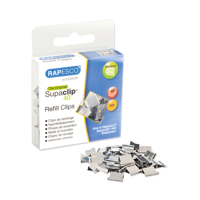 Rapesco Supaclip® 40 Refill Clips