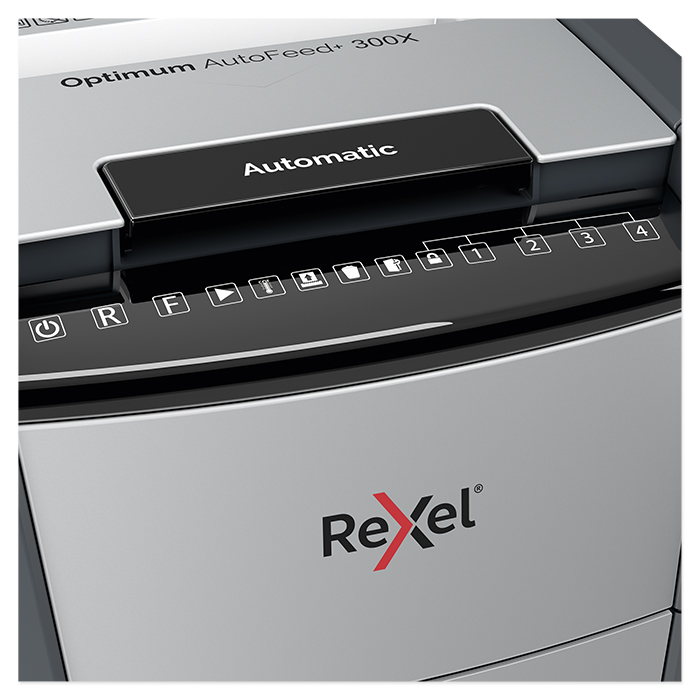 Rexel Destructeur de documents Optimum AutoFeed+ 300M / 300X