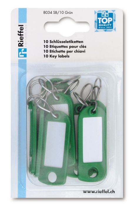 Rieffel Porte-clés en plastique vert