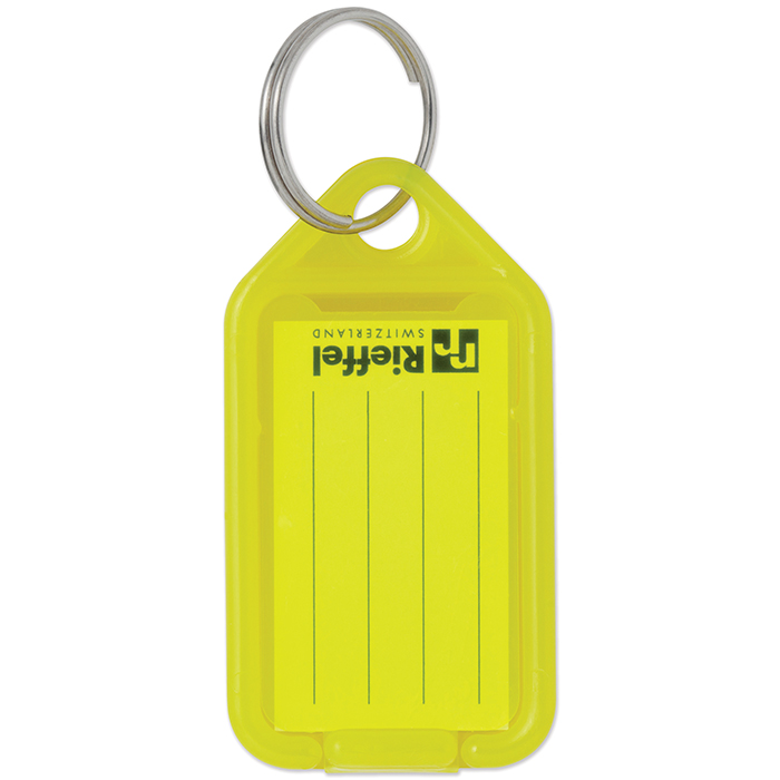 Rieffel Key chain KeyTag 100 tags, yellow