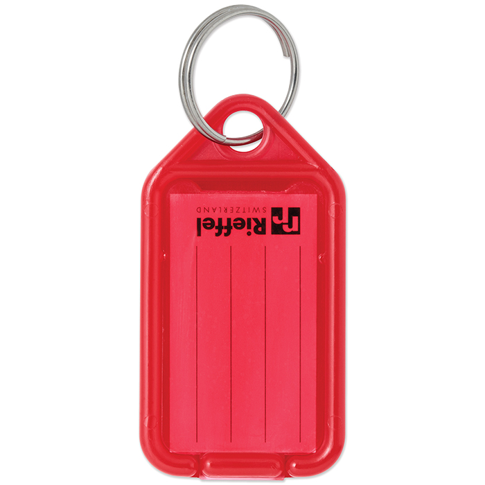 Rieffel Key chain KeyTag 100 tags, red