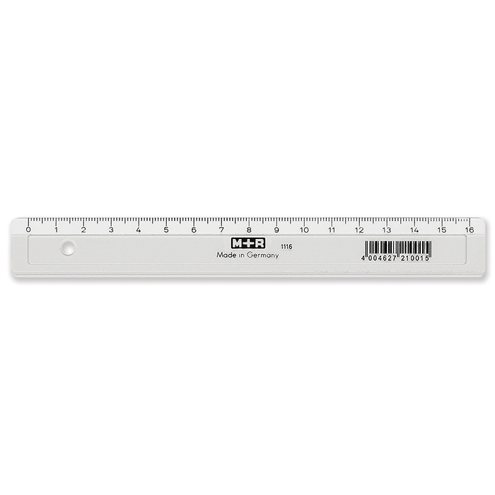 M+R Ruler Scale 16 cm