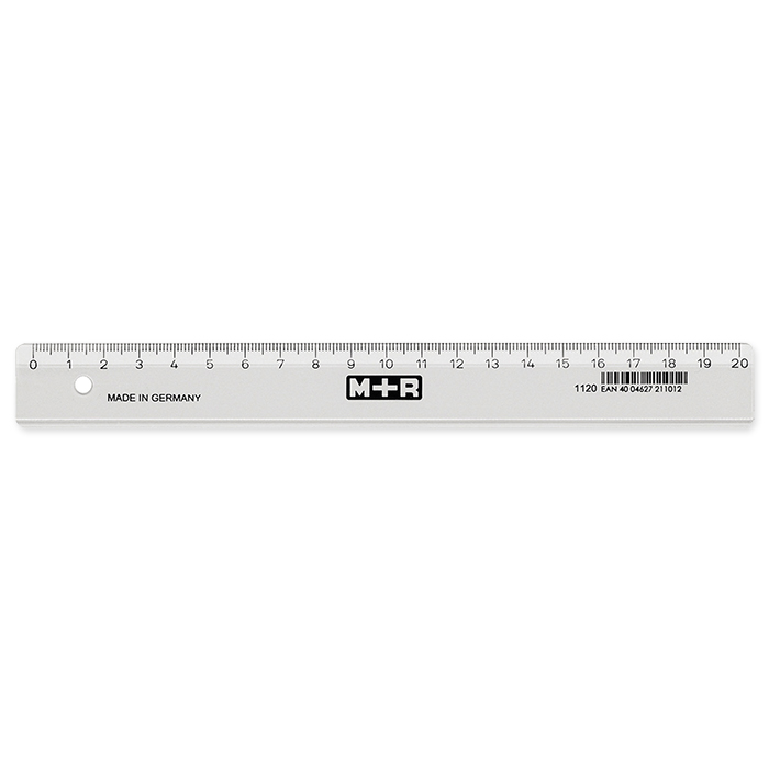 M+R Ruler Scale 20 cm