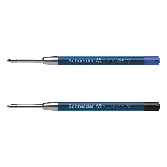 Schneider Ballpoint pen cartridge Slider 755 M medium, blue