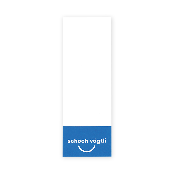 Schoch Vögtli© Insertable spine label 51 x 145 mm