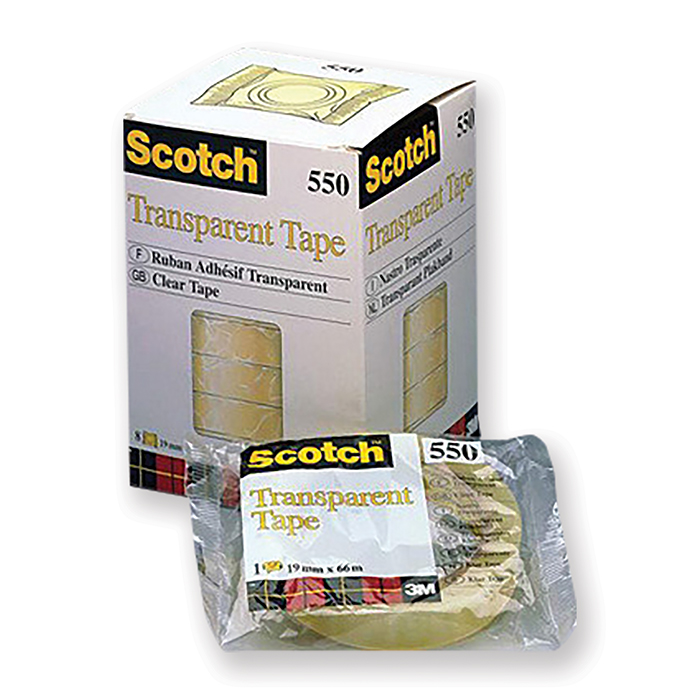 Scotch Adhesive tape 550 19 mm x 66 m