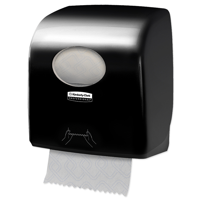 Aquarius Slimroll roll hand towel dispenser black