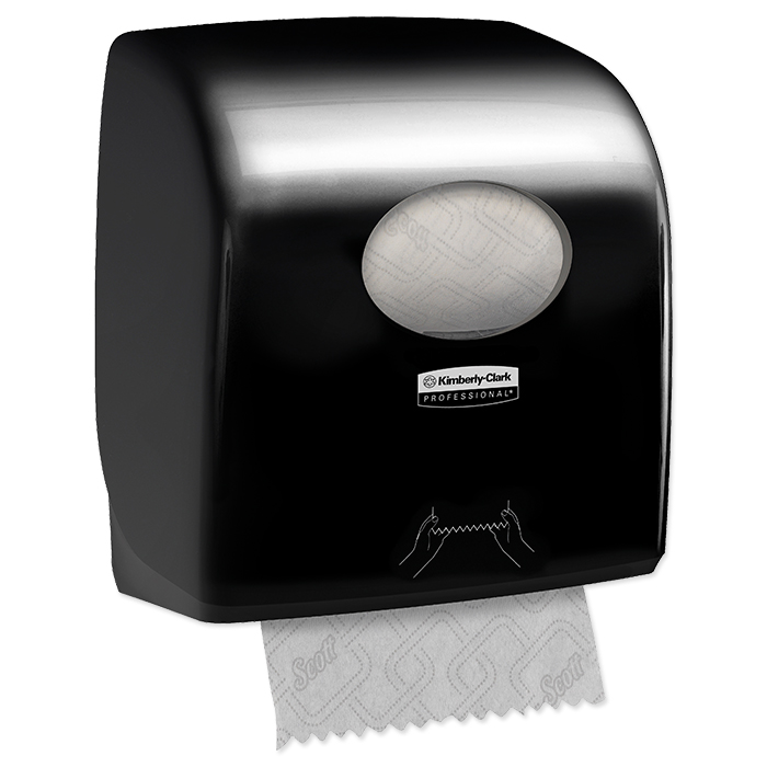 Aquarius roll hand towel dispenser black