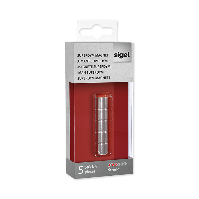 Sigel Magnets SuperDym Cylinder: 10 mm