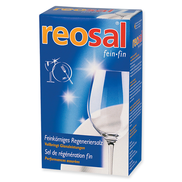 Reosal Dishwasher regenerating salt fine, 1 kg