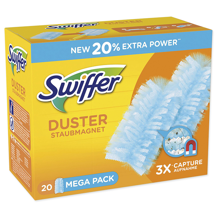 Swiffer aimant à poussière, recharge 20 serviettes