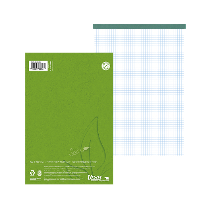 Ursus Green notepad recycled