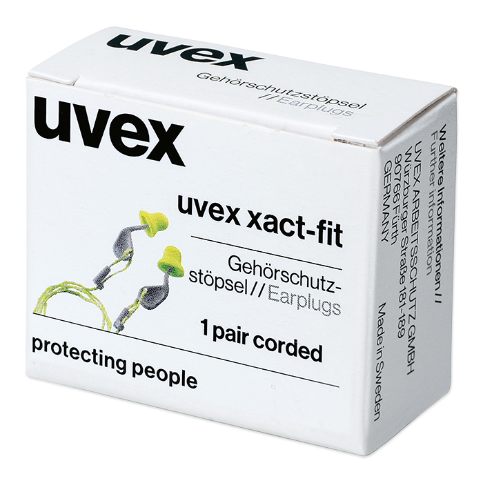 Uvex Gehörschutz xact-fit mit Kordel