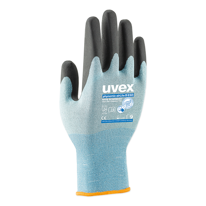 Uvex Schnittschutz-Handschuhe phynomic airLite B ESD