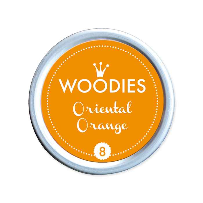 Woodies Stempelkissen Oriental Orange