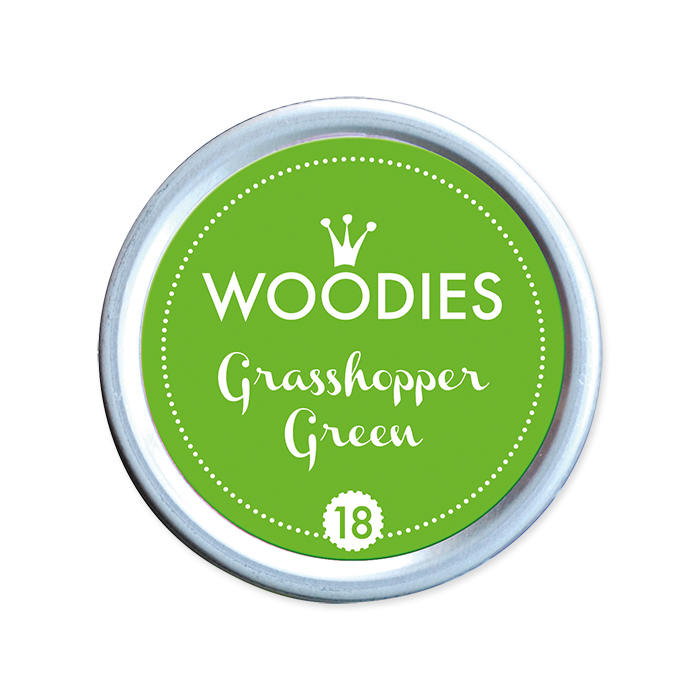 Woodies Cuscinetto per timbri Grasshopper Green