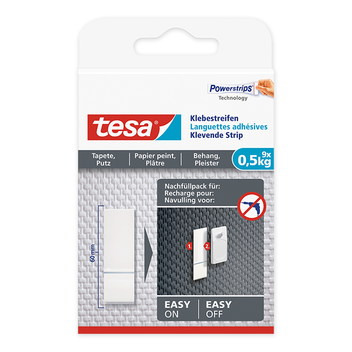 tesa Adhesive Strip wallpaper & plaster 0,5 kg