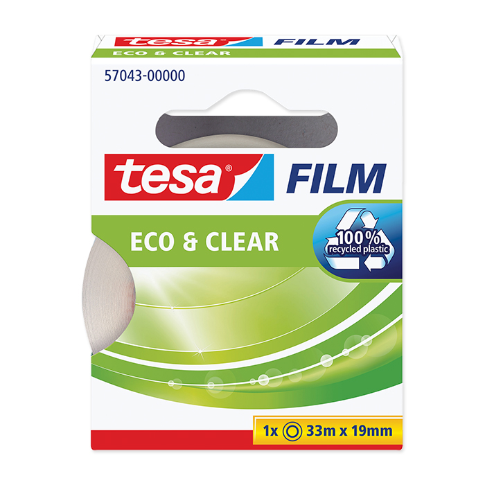tesafilm® eco & clear 19 mm x 33 m